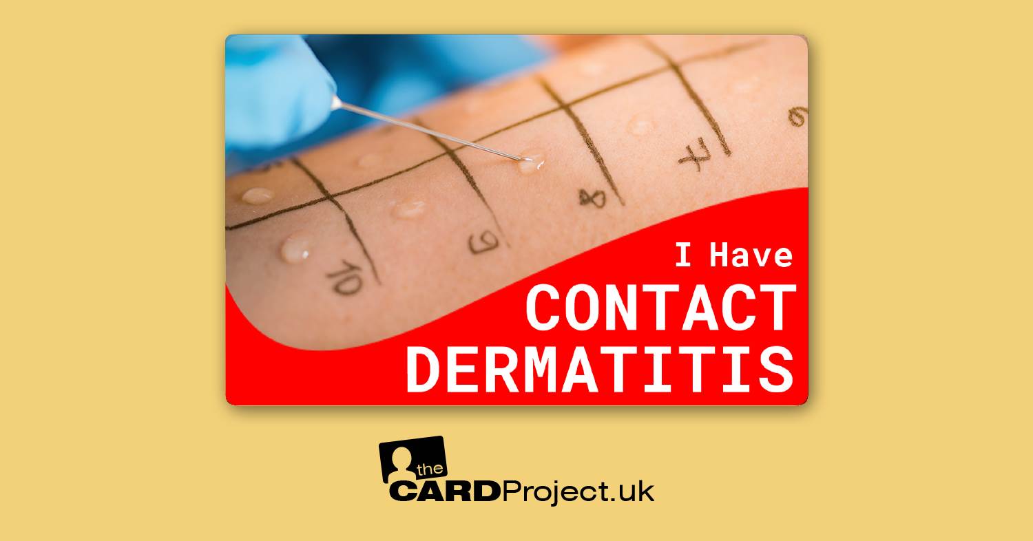 Contact Dermatitis Card